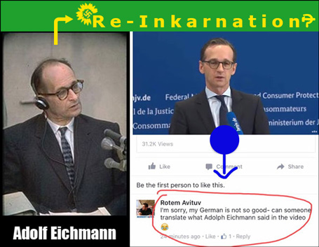 Adolf-Heiko Maas-Eichmann - Re-Inkarnation?